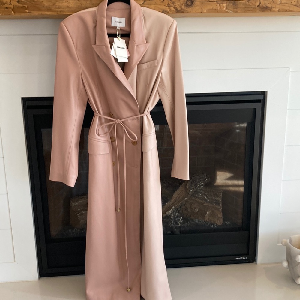 Nanushka stunning 2 color vegan Manila jacket